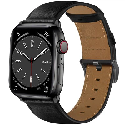 Personalized Leather Apple Watch Band